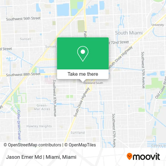 Jason Emer Md | Miami map