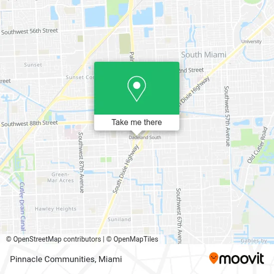 Pinnacle Communities map
