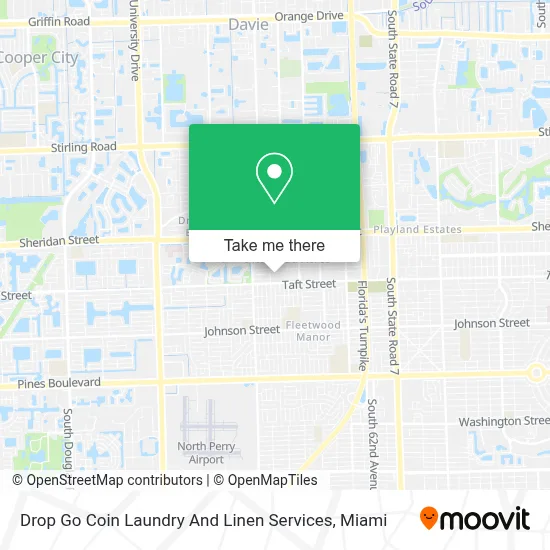 Drop Go Coin Laundry And Linen Services map