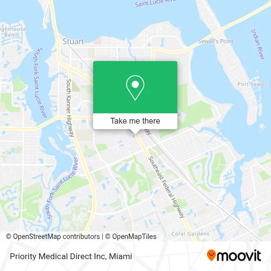 Priority Medical Direct Inc map