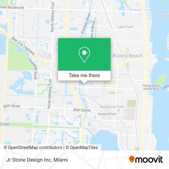 Jr Stone Design Inc map