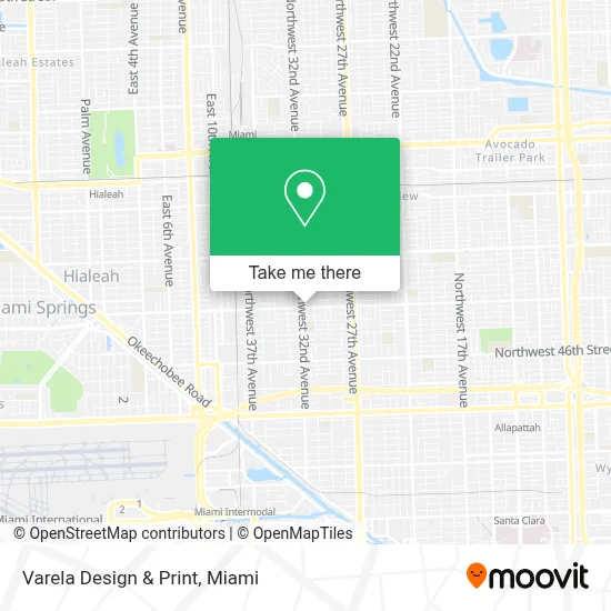 Varela Design & Print map