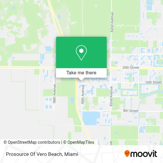 Prosource Of Vero Beach map