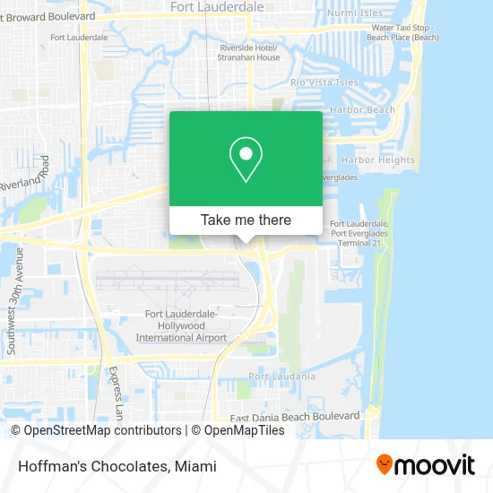 Hoffman's Chocolates map