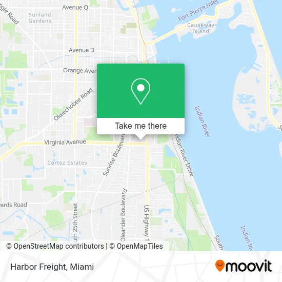 Harbor Freight map