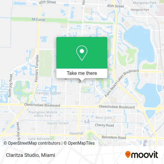 Claritza Studio map