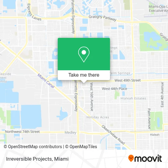 Irreversible Projects map