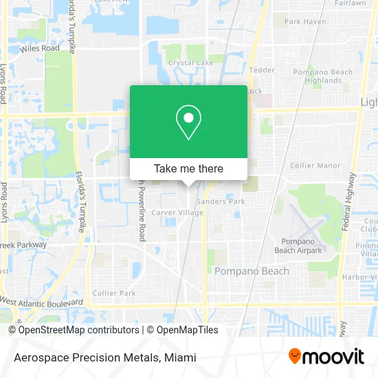 Aerospace Precision Metals map