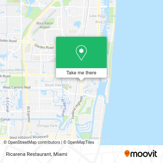 Ricarena Restaurant map