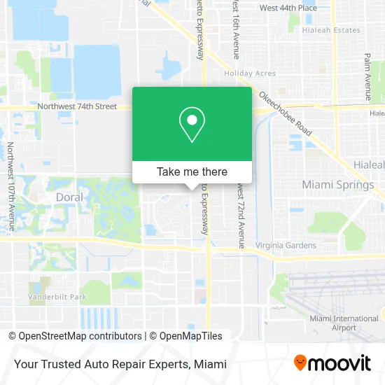 Your Trusted Auto Repair Experts map