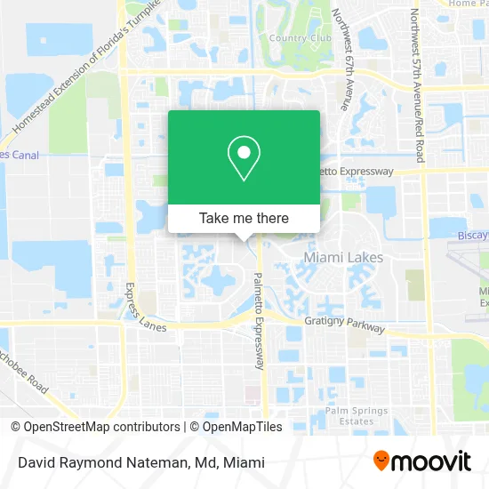 David Raymond Nateman, Md map