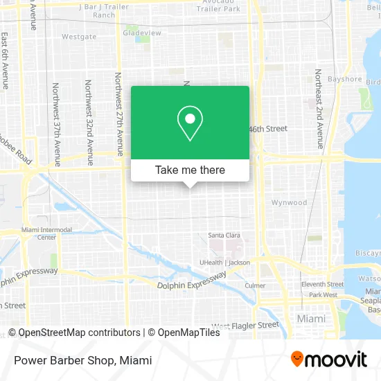 Power Barber Shop map