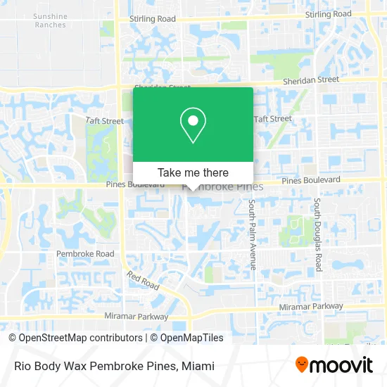 Rio Body Wax Pembroke Pines map