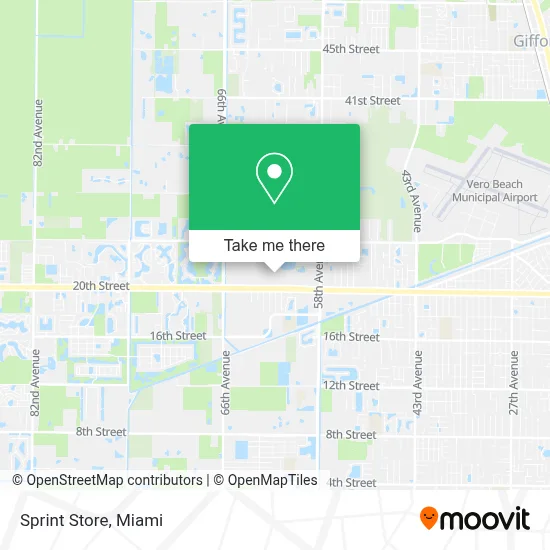 Sprint Store map