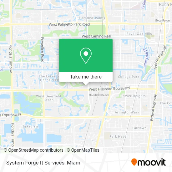 System Forge It Services map