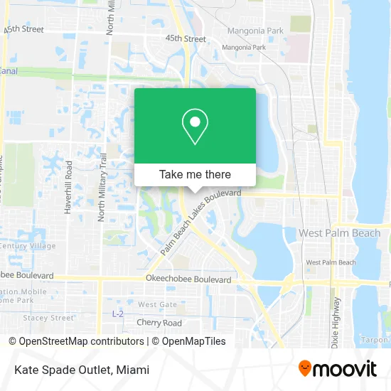 Kate Spade Outlet map
