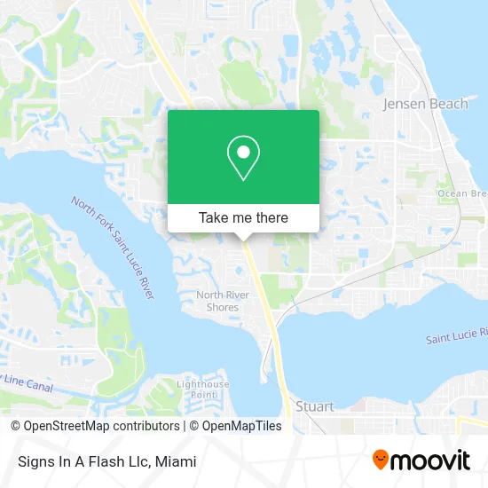 Signs In A Flash Llc map