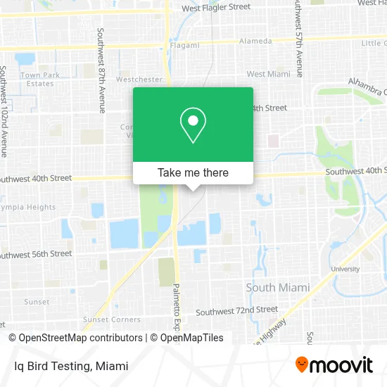 Iq Bird Testing map