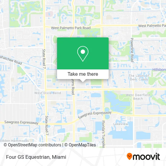Four GS Equestrian map