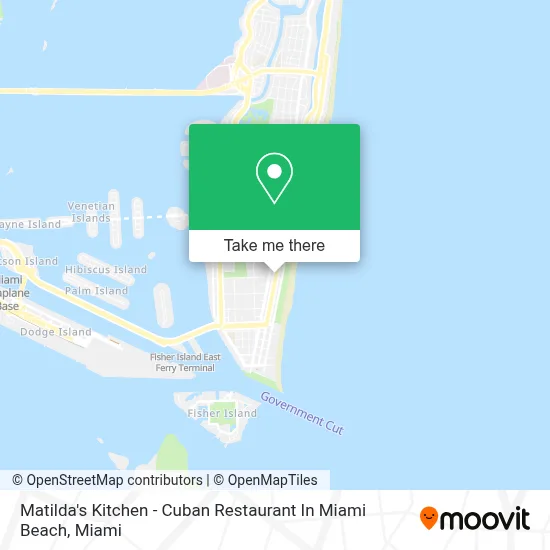 Matilda's Kitchen - Cuban Restaurant In Miami Beach map