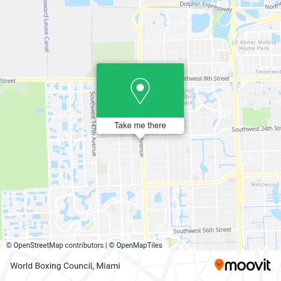 World Boxing Council map