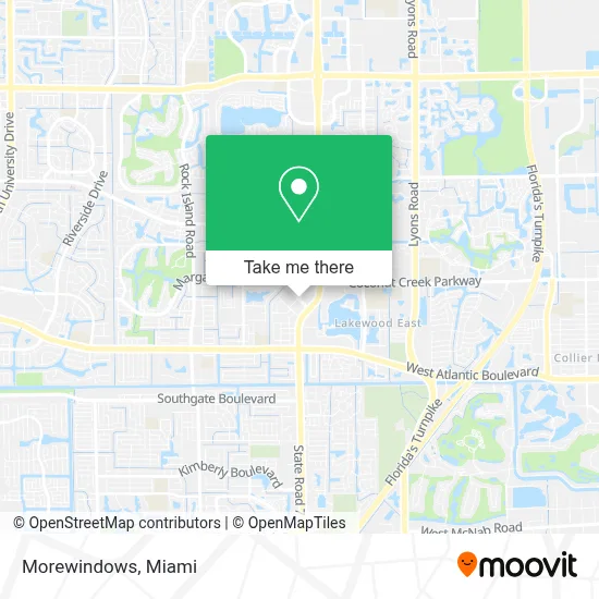 Morewindows map