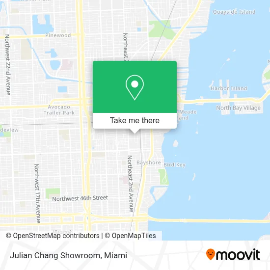 Julian Chang Showroom map