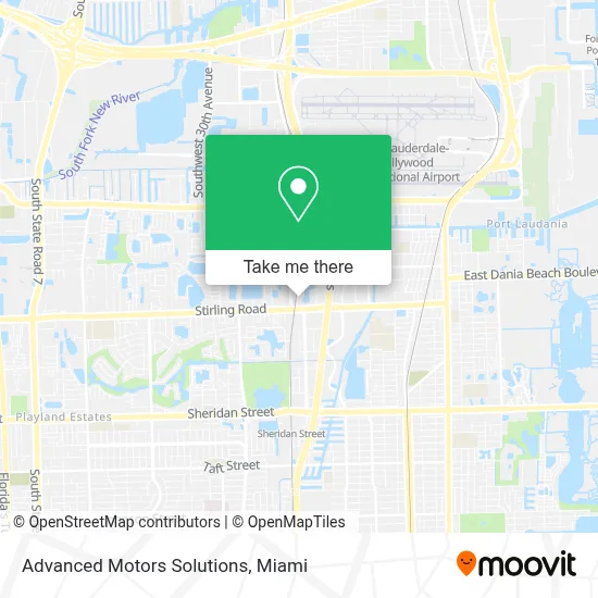 Advanced Motors Solutions map