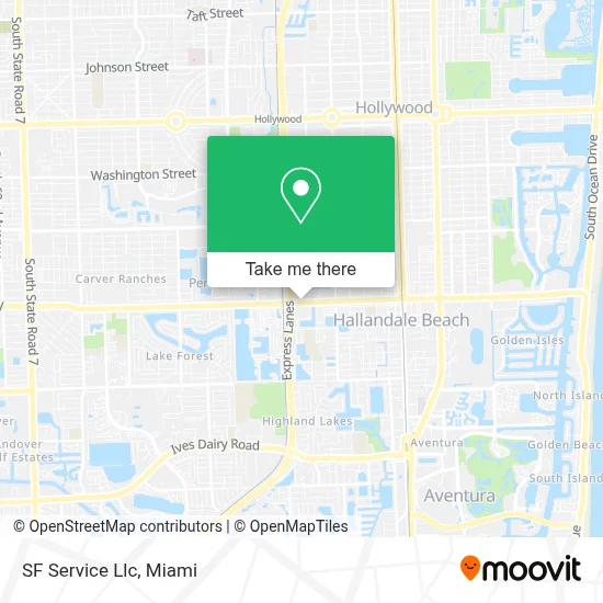 SF Service Llc map