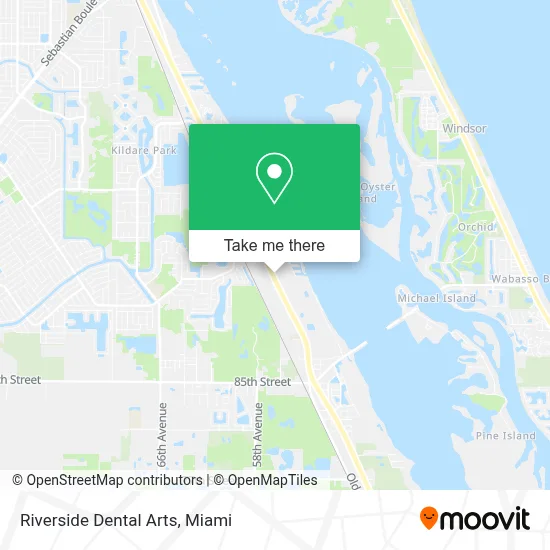 Riverside Dental Arts map
