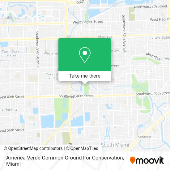 America Verde-Common Ground For Conservation map