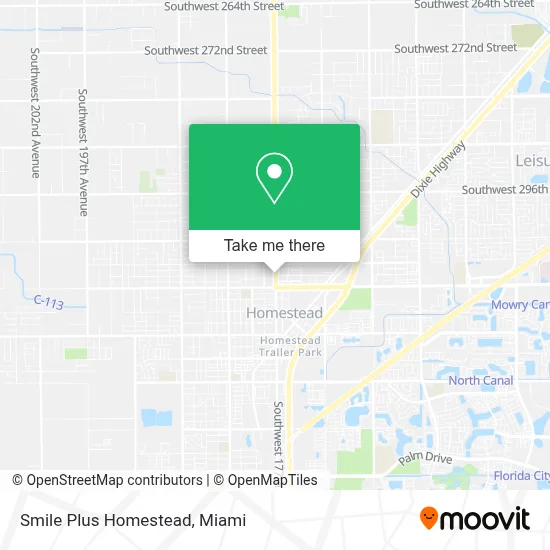 Smile Plus Homestead map