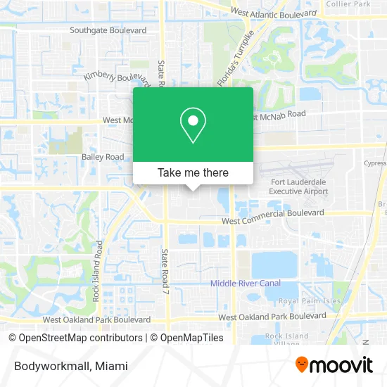 Bodyworkmall map