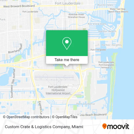 Custom Crate & Logistics Company map