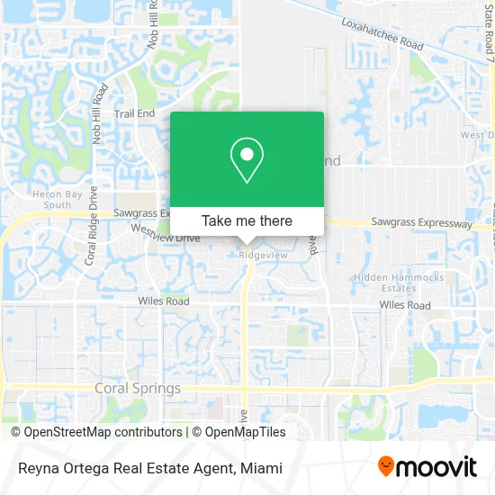 Reyna Ortega Real Estate Agent map
