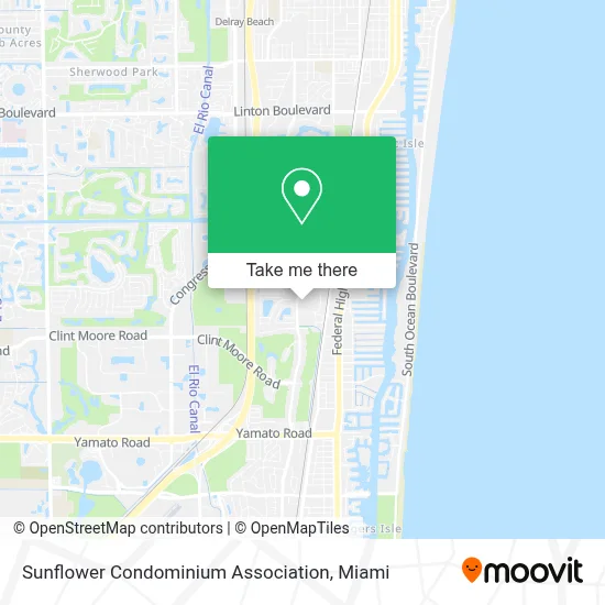 Sunflower Condominium Association map