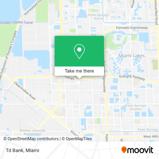 Td Bank map