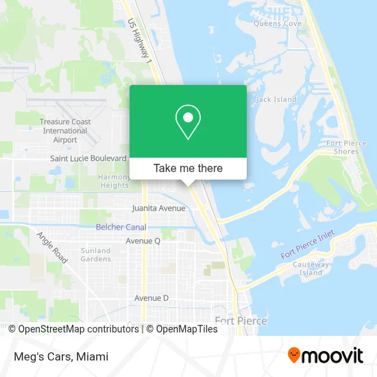 Meg's Cars map