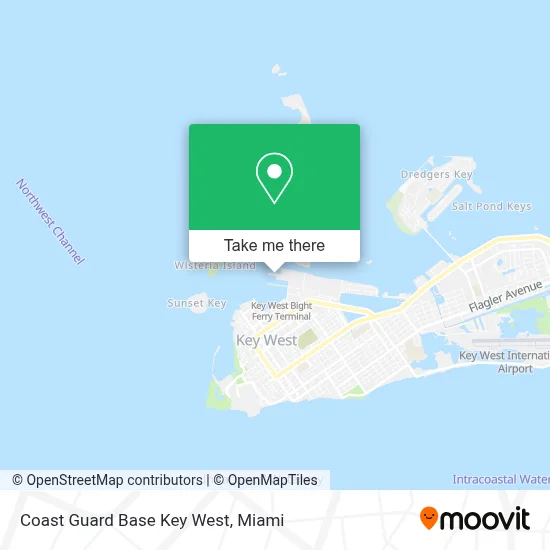 Coast Guard Base Key West map