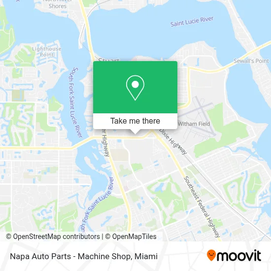 Napa Auto Parts - Machine Shop map