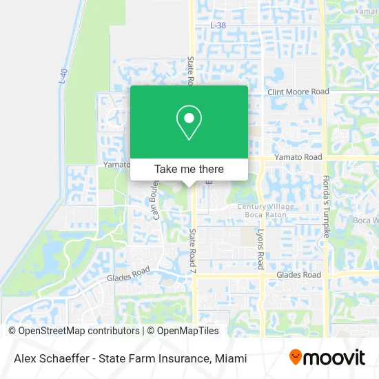 Alex Schaeffer - State Farm Insurance map