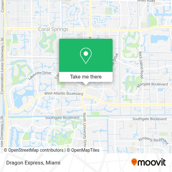 Dragon Express map