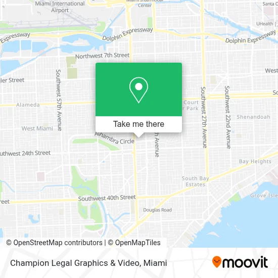Champion Legal Graphics & Video map