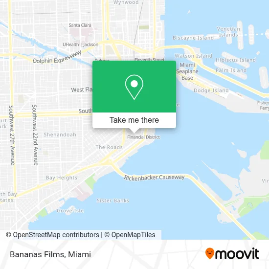 Bananas Films map