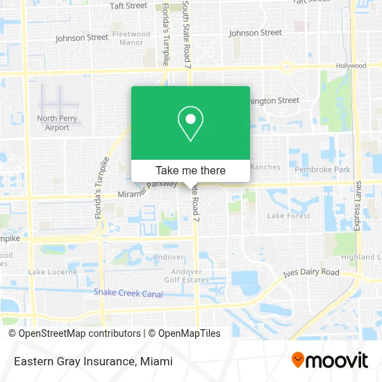 Eastern Gray Insurance map