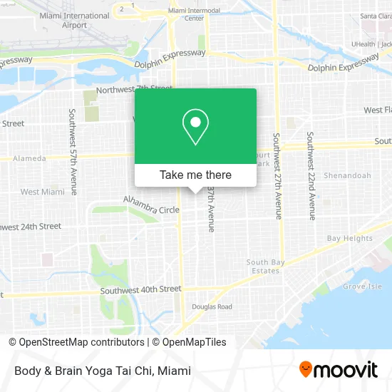 Body & Brain Yoga Tai Chi map