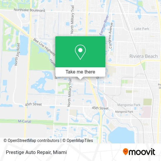 Prestige Auto Repair map