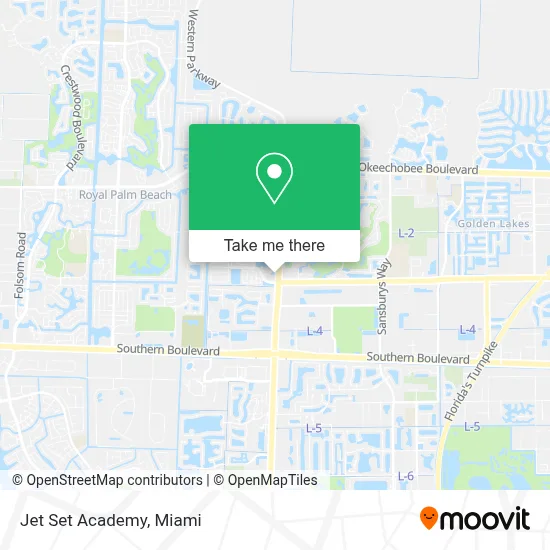 Jet Set Academy map