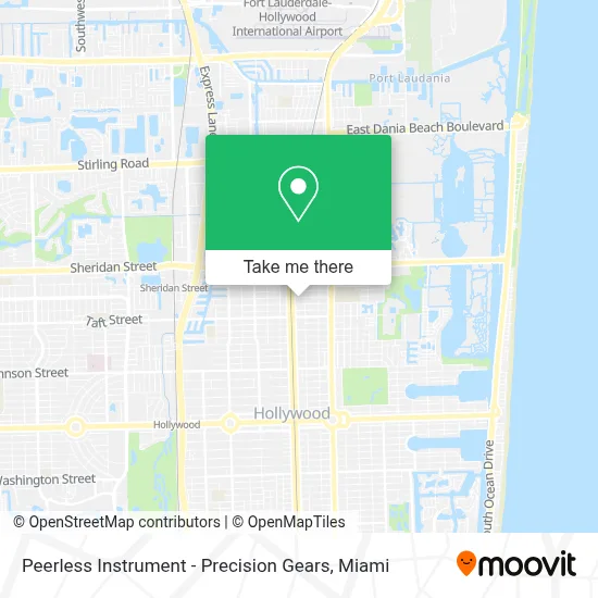 Peerless Instrument - Precision Gears map