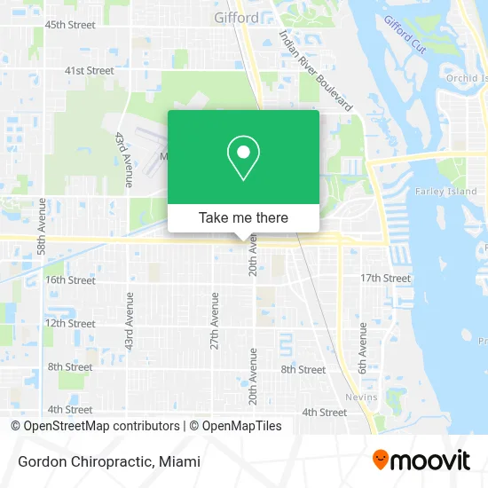 Gordon Chiropractic map
